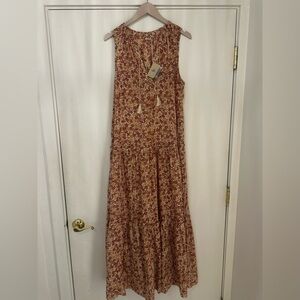 Faherty Mira sleeveless maxi dress